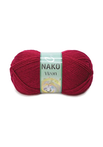 Tedar 5 Adet Vizon Premium Akrilik El Örgü İpi Yünü Renk No:3630 Vişne Çürüğü Najmaddin (No:1) 8.5Cm X 10.5 Cm