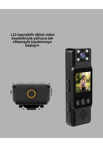 Taşınabilir Full Hd Mini Kamera Tft Ekranlı Mh-hs5300-2709