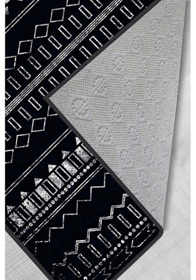 Rovigo Home Dijital Baskı Yıkanabilir Kaymaz Taban Salon Halısı RVG0112-SD1172 Çok Renkli