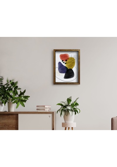 Bk Home Doğal Masif Ahşap Çerçeveli Tablo 45X65Cm-58 (551057141)
