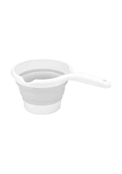 Tr Katlanabilir Bebek Yıkama Küvet Seti, 30 Litre, Beyaz-açık Gri