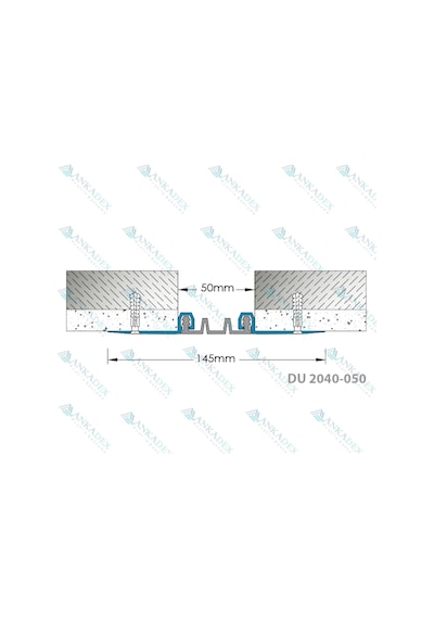 Ankadex 5 Cm Dilatasyonlar Için Duvar&Tavan Profili