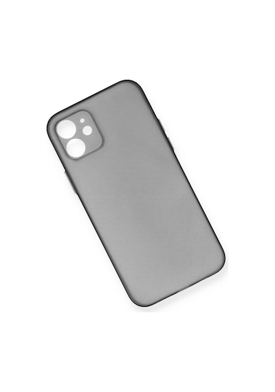 Cosmotex Newface Apple, Uyumlu iPhone 12 Kılıf Pp Ultra İnce Kapak - Gri