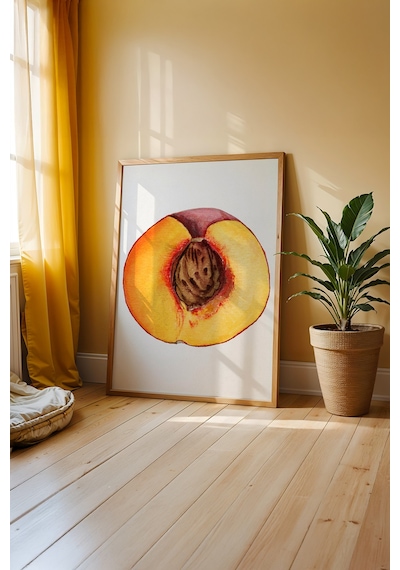 Ahşap & Baharat Dengesi Ahşap Çerçeveli Poster Tablo 134
