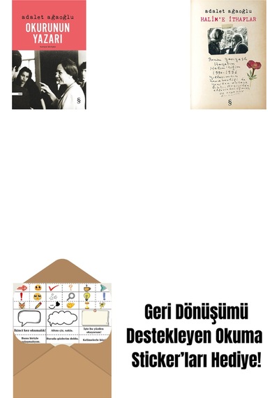 Okurunun Yazarı + Halim'e İthaflar + Okuma Sticker'ları