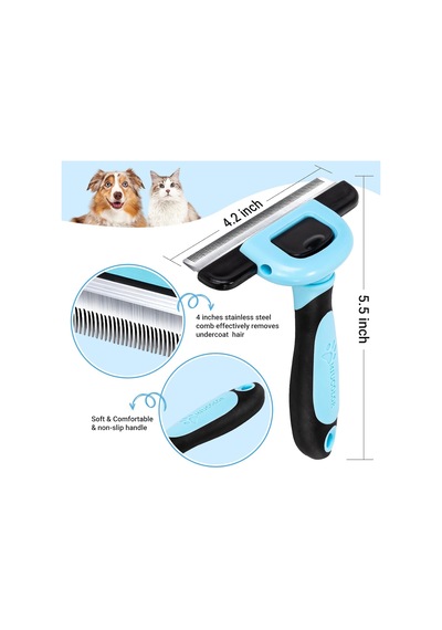 Evcil Hayvan Bakım Fırçası, Köpekler Ve Kediler İçin Deshedding Aleti, Kısa Orta Ve Uzun Evcil Hayvan Tüyleri İ