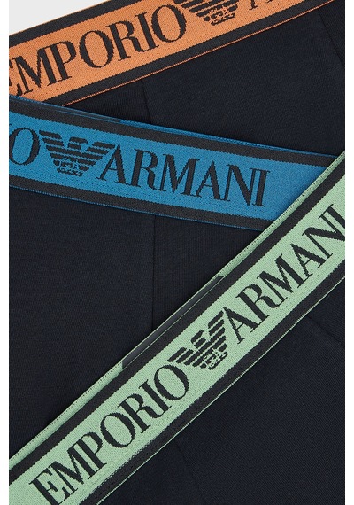 Emporio Armani Logolu 3 Pack Boxer Erkek Boxer Em000259 Af25019 Mc061 Siyah