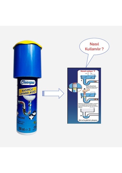 Cleanpeks Basınçlı Lavabo Açıcı Diğer