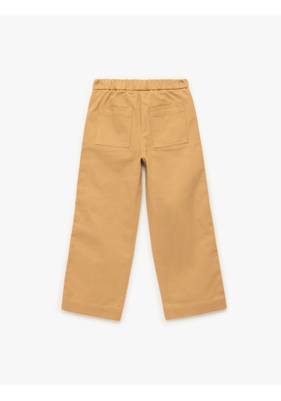 Koton Pamuklu Rahat Kesim Yüksek Bel Beli Bağcıklı Şerit Detaylı Geniş Paça Pantolon Kahverengi 6wkg40028aw Kahve Koton Pamuklu Rahat Kesim Yüksek Bel Beli Bağcıklı Şerit Detaylı Geniş Paça Pantolon Kahverengi 6wkg40028aw Kahve