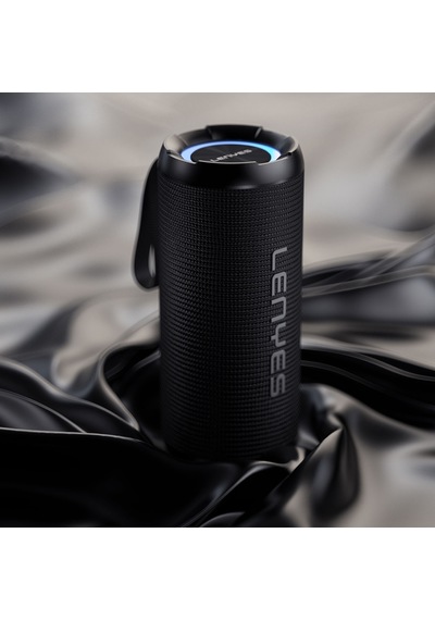Lenyes S871 Rgb Işıklı Taşınabilir Su Geçirmez Tws Bluetooth Hoparlör Siyah