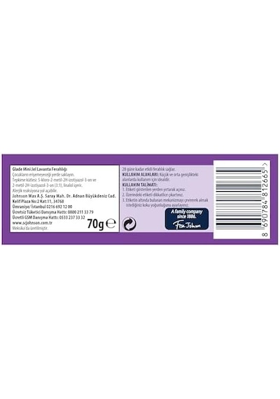 Mini Jel Lavanta Ferahlığı 70 G