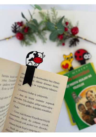 Sevimli 3 Lü Kitap Ayracı Seti Hayvan Figürlü Hediyelik Sayfa Tutucu