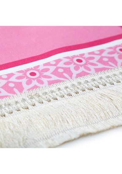 Çocuk Seccadesi Aksa Pembe 82 45 Cm 110 Gr - Tesbih Hediyeli Çok Renkli