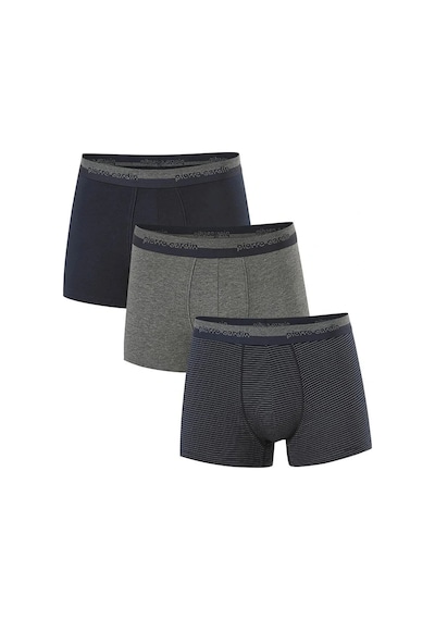 Pierre Cardin Lacivert Gri Pamuklu Likralı 3'lü Erkek Boxer Lacivert-gri Pierre Cardin Lacivert Gri Pamuklu Likralı 3'lü Erkek Boxer Lacivert-gri