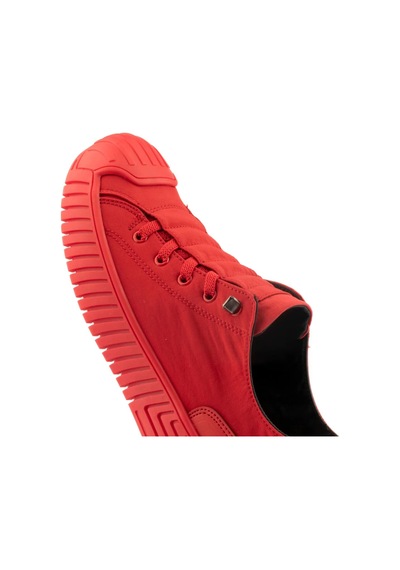 Gamelu Vıgor Çocuk Lastikli Memory Foam Keten Sneaker Ayakkabı Kırmızı