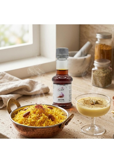 Safran Aroması 40 Gr Gıda Aroması Tatlı, İçecek Ve Pastacılık İçin
