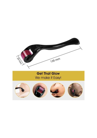 Dermoroller 540 Mikro İğneli 0.5mm - Cilt Ve Saç Bakımı İçin Dermaroller - Yüz, Saç Derisi, Cilt Yenileme Ve Gözenek Sıkılaştırma - Mikro İğne Terapisi - Kolay Kullanım Ve Etkili Sonuçlar