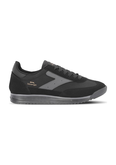 Slazenger OASIS I Erkek  Siyah / Koyu Gri Günlük Spor Ayakkabısı