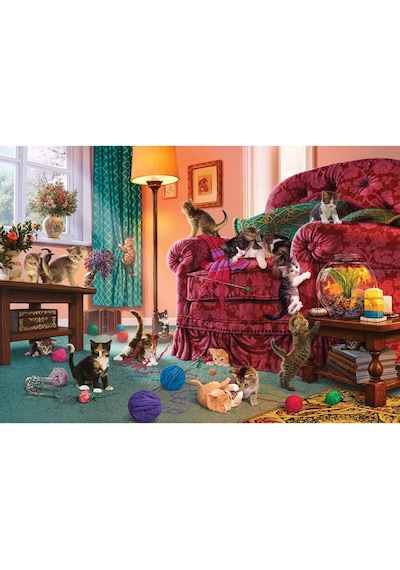 Puzzle - Şımarık Kediler / 500 Parça Puzzle, 3632