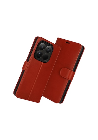 Mi 15t Uyumlu Trend S Plus Kapaklı Kılıf - Kırmızı