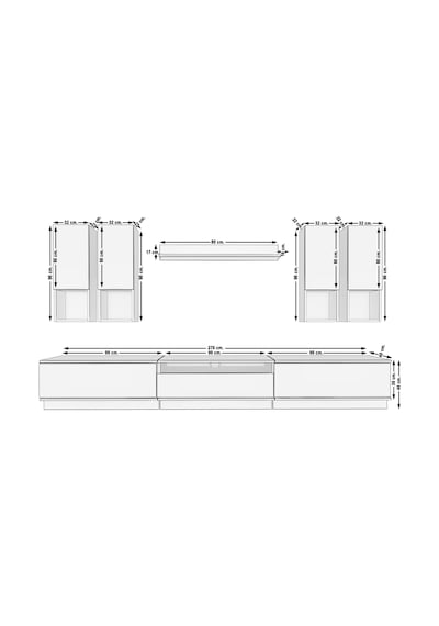 Decoraktiv Trendstyle 8das Mdf Tv Ünitesi Tv Sehpası Ceviz