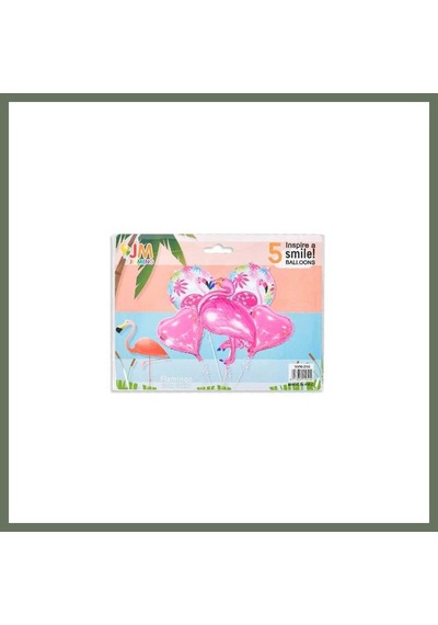 Bezos Svn-257 Balon Folyo Set Yüzük Flamingo 1 Adet Bezos1 Çok Renkli