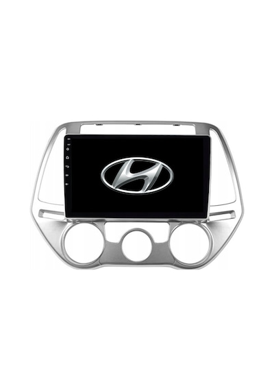 Hyundai İ20 Araç Multimedya Android Ekran Carplay Double Teyp 2+32 9" 13-14 Düz Analog Silver Cadence
