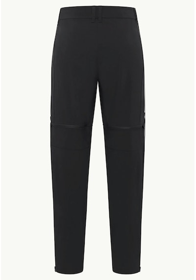 Jack Wolfskin A63928-6000 Hikeout Zip Away Pants M Erkek Outdoor Pantolon Siyah
