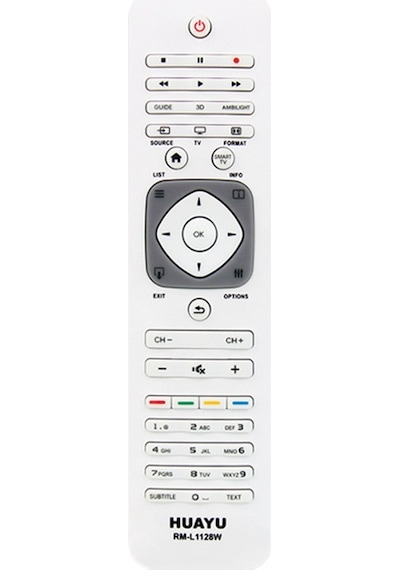 Huayu Kl Phılıps Rm-L1128W Beyaz 3D Lcd-Led Tv Kumanda Blisterli