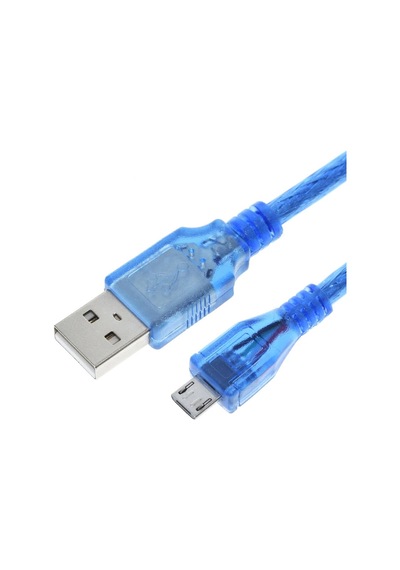 Alkatronik-30Cm Micro Usb Kablo Mavi 480 Mbps Usb 2.0 Hot Swap