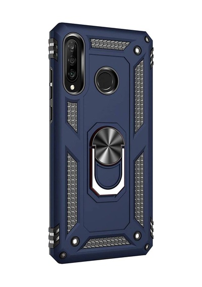 Huawei P30 Lite Yüzüklü Tank Kılıf Gold