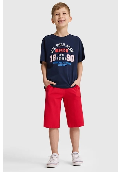 U.s. Polo Assn. Çocuk Şort Kırmızı