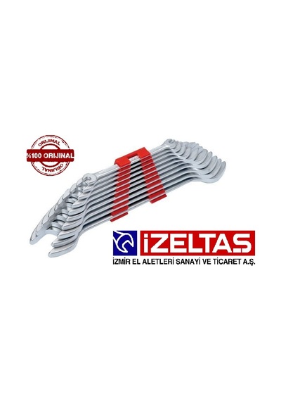 İzeltaş İki Ağız Anahtar Takımı Kısa Boy 8'Li N11.29526