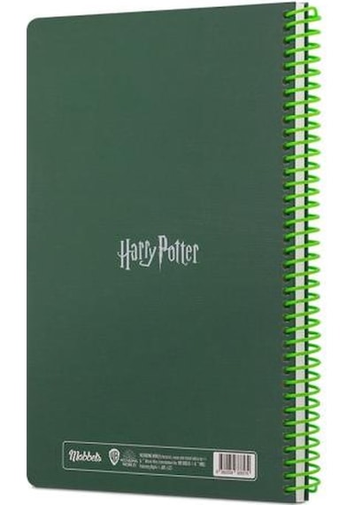 Mabbels Harry Potter Slytherin Spiralli Not Defteri Yeşil 80 Yaprak Çizgili 17x24cm Dft-388579