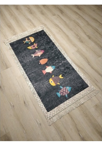 Yamalı Home Style Deri Taban M1516-80X150 Çok Renkli
