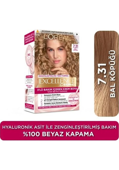 L'oréal Paris Excellence Creme 7.31 Bal Köpüğü Saç Boyası