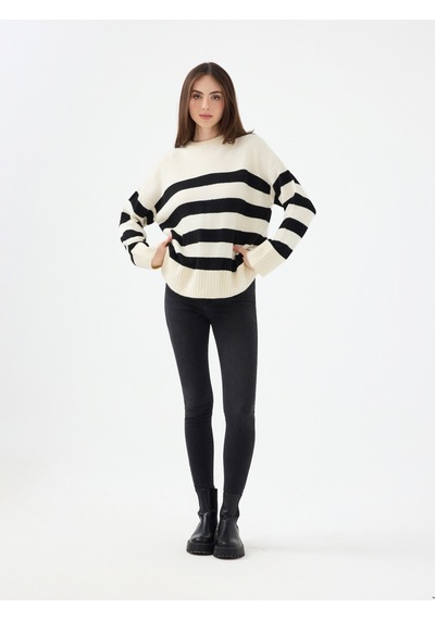 LOFT Oversize Kadın Kazak Lf2041701 Q1.v1 Ekru