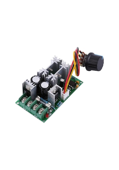 20A DC 10-60V PWM Motor Hız Kontrol Anahtarı Yüksek Güç Hız Kartı Sürücü Modülü Ayarlanabilir