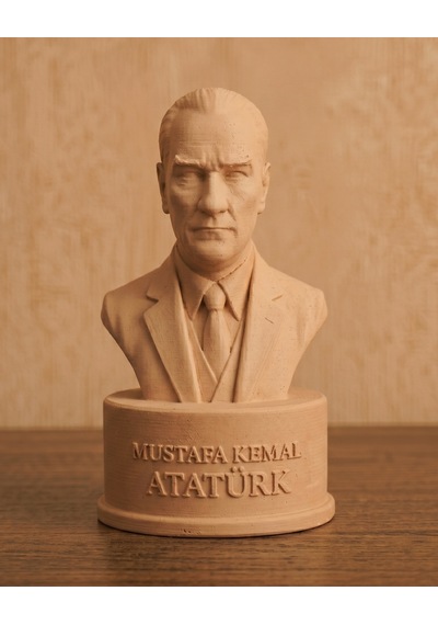 Geniş Kullanım Alanına Sahip Dekoratif 15 Cm Atatürk Büstü Ofis Sergileme Hediyelik