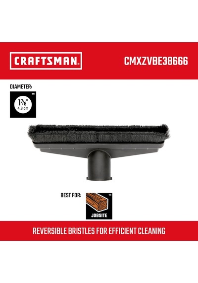 Cmxzvbe38666 Zemin Fırçası Islak/kuru Süpürge Başlığı 3,8 Cm