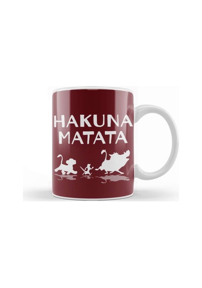 Hakuna Matata Kupa Bardak Porselen No18505 Karışık