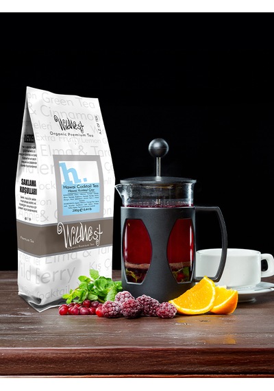 Meyve Çayı Hawaii Cocktail & French Press Seti