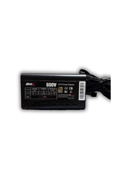Gamx 600W 80+ Bronze Güç Kaynağı
