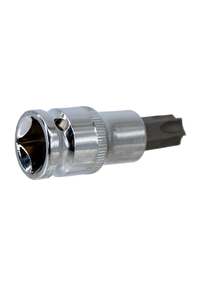 6195 1/2" Torx Bits Uçlu Lokma Anahtar Takımı 9 Parça Raylı