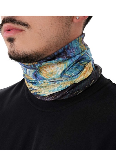 Musclecloth Çok Amaçlı Boyunluk Starry Night Mavi