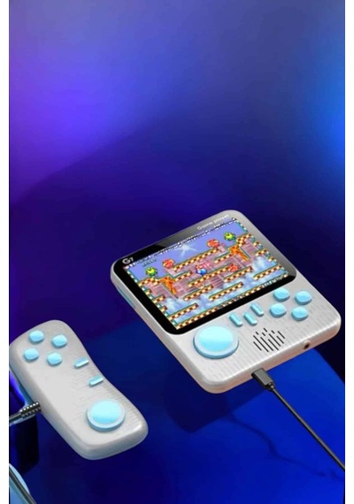 Mey İthalat El Atarisi 3.5 İnç Ekran Çift Konsol 666 Adet Retro Oyun Gamepad 29136893