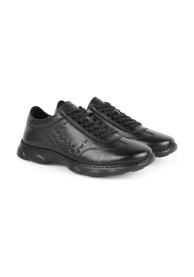 Libero Erkek Sneaker Siyah Hakiki Deri Yan Dikiş Detaylı Bağcıklı Hafif Bombeli Ergonomik Eva Taban L6034 Libero Erkek Sneaker Siyah Hakiki Deri Yan Dikiş Detaylı Bağcıklı Hafif Bombeli Ergonomik Eva Taban L6034