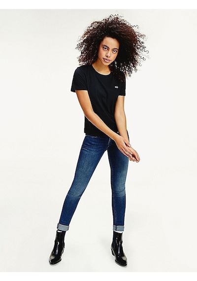 Tommy Hilfiger Tommy Hılfıger Kadın T-shırt Dw0dw09198-bds 001
