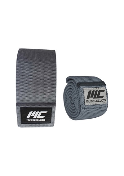 Musclecloth Loop Band + Active Loop Band Direnç Bandı Seti Gri Sert