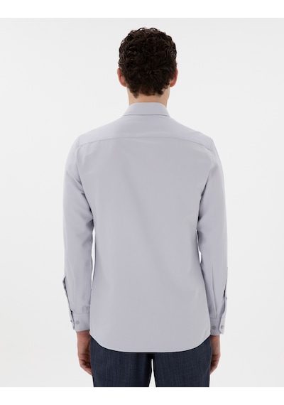 Pierre Cardin Erkek Gri Gömlek Desenli 50303375-vr024 Gri